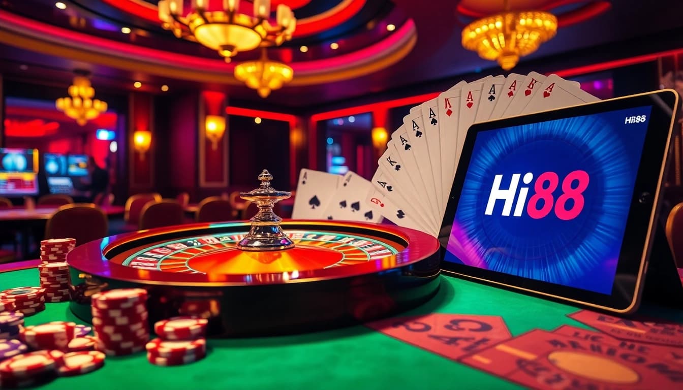 Experience the thrill of Hi88 with exciting casino games and luxurious gambling atmosphere.