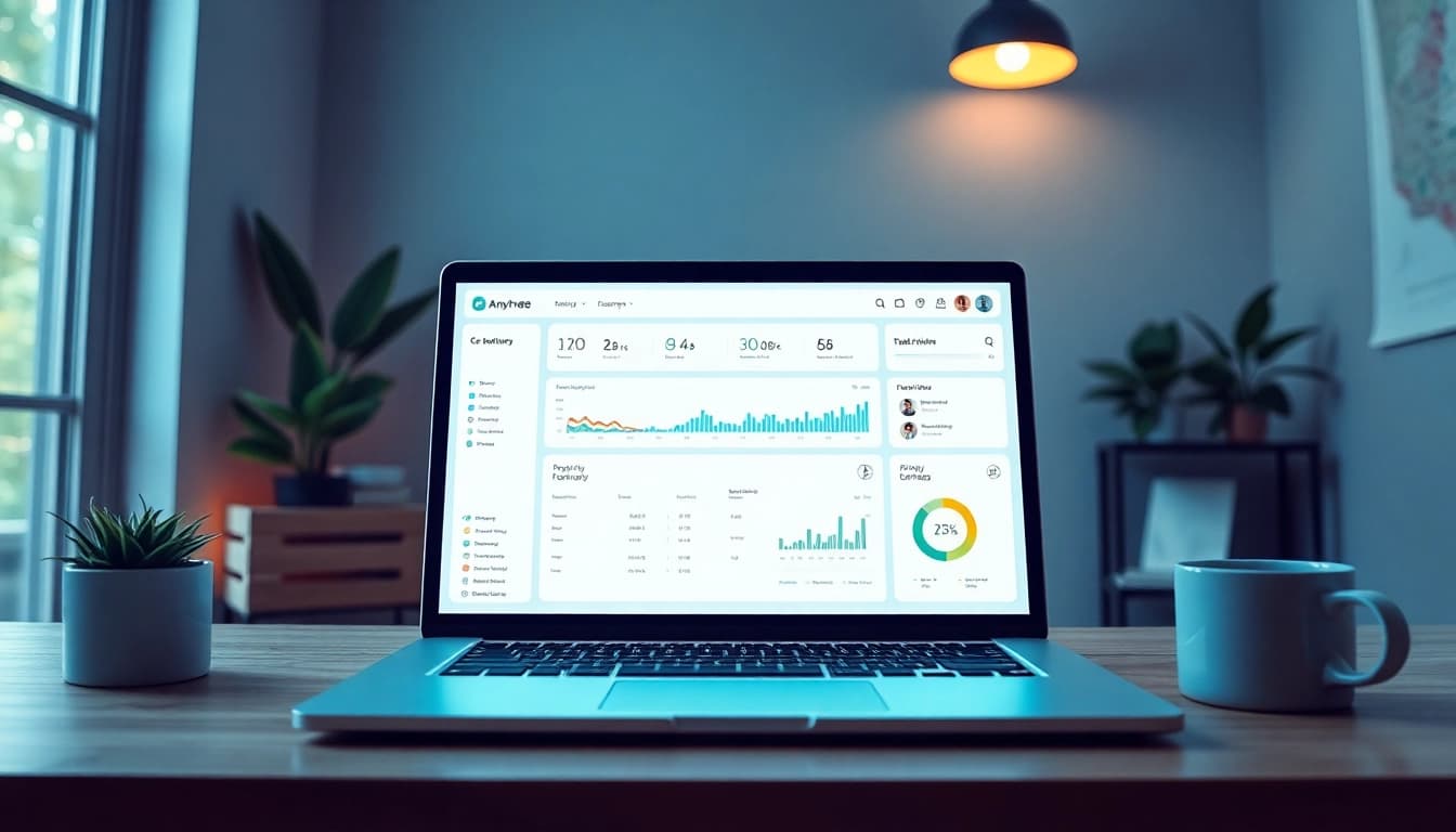 Anyone Protocol Dashboard showcasing a modern, user-friendly interface for seamless privacy management.