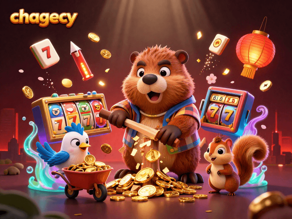 Experience thrilling gameplay at chagency with our fun slots illustration featuring vibrant scenes and characters.