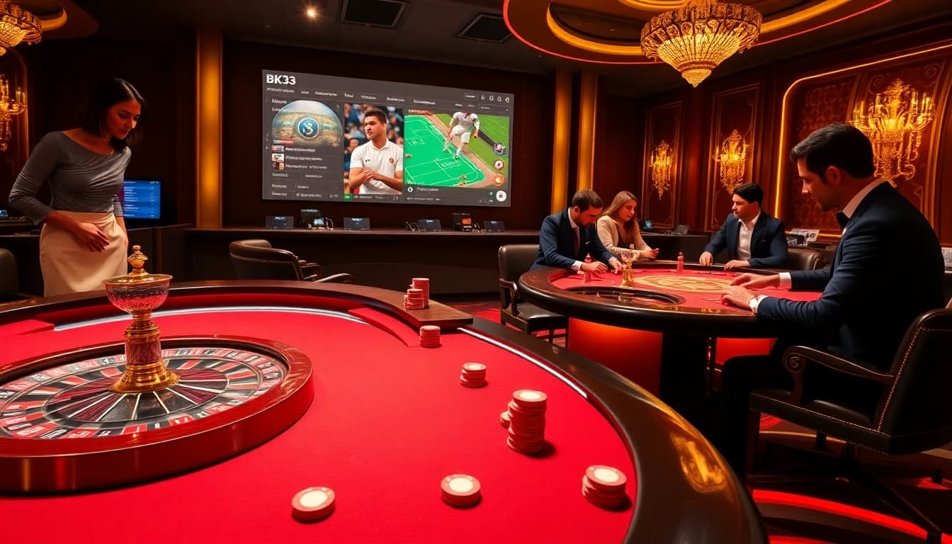 Experience thrilling action at bk33 online casino with vibrant gameplay and luxurious elements.