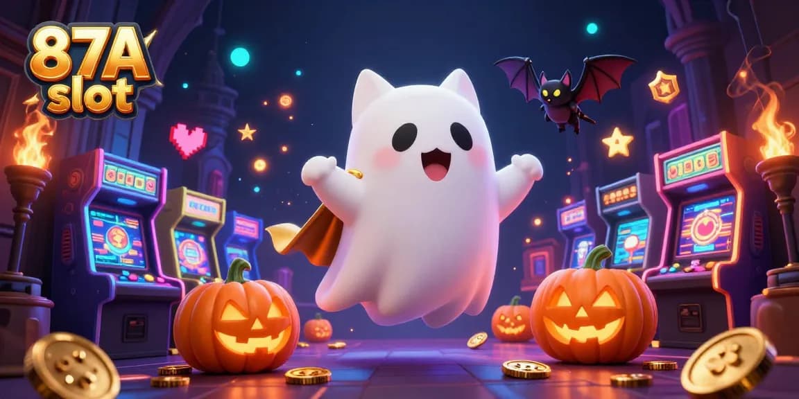 Jogue em 87A slot e descubra um mundo encantador com nosso gato fantasma no cassino.