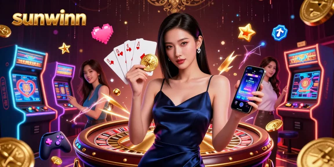 Experience thrilling gaming at sunwinn with a confident player ready to win!