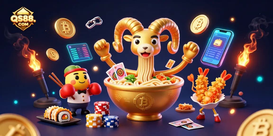 Engage with exciting games at QS88. COM, featuring dynamic 3D characters and vibrant casino elements.