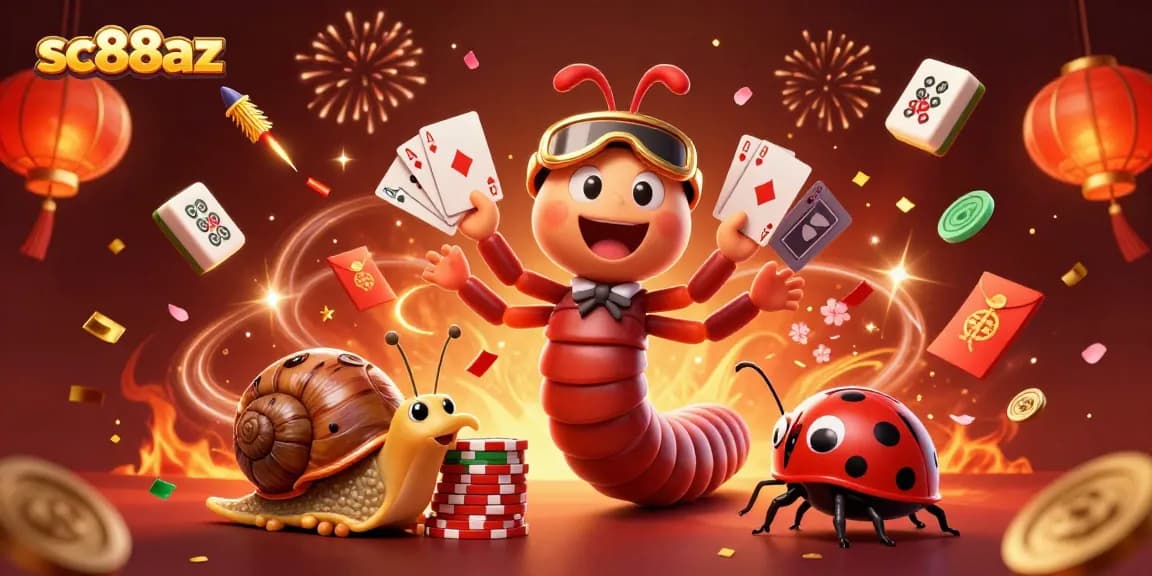 Experience thrilling gameplay at sc88az with a vibrant casino scene featuring colorful characters and dynamic elements.