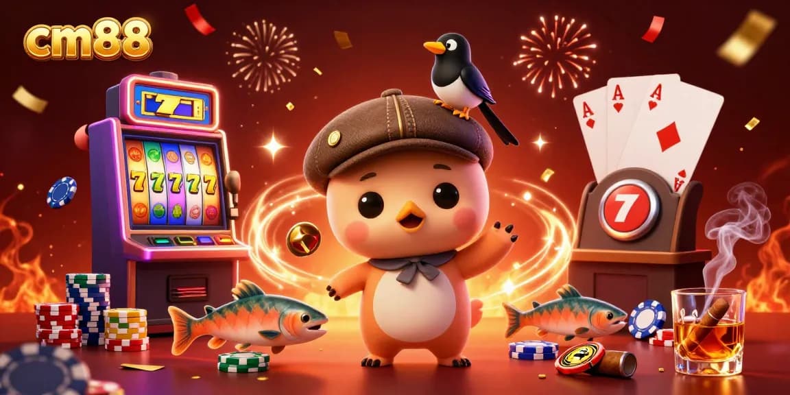 Experience cm88 magic with baby Nessie, vibrant slots, and playful characters.