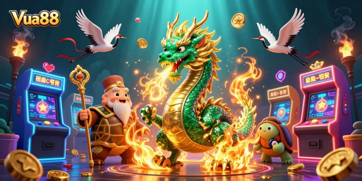 Experience thrilling gameplay with Vua88’s vibrant 3D elements and magical characters at the online casino!