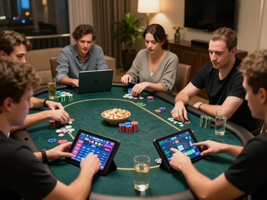 Engaging online poker tournament with diverse players competing on go99 platform, showcasing strategy and excitement.