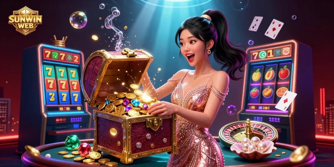 Experience thrilling gameplay with SUNWIN WEB's vibrant casino scene featuring stunning visuals and dynamic elements.
