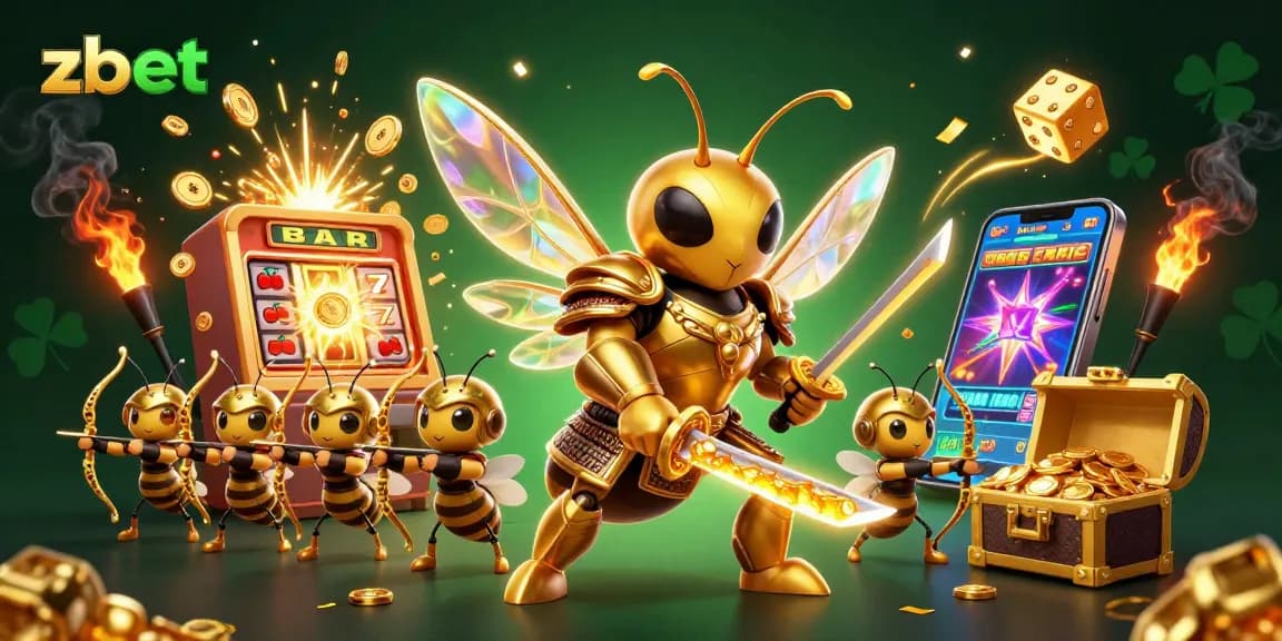 Experience thrilling wins at zbet with vibrant 3D casino art showcasing jackpots and gaming elements.