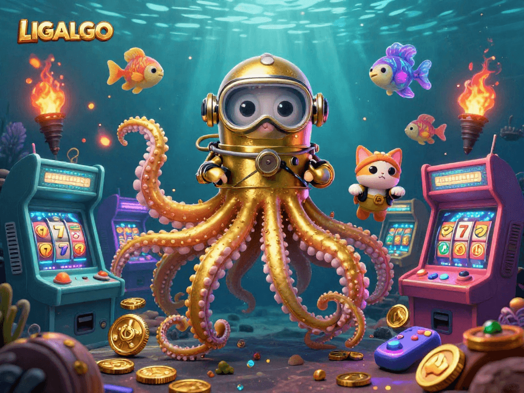 LIGALGO invites players to explore a vibrant underwater casino world with thrilling slot machines.