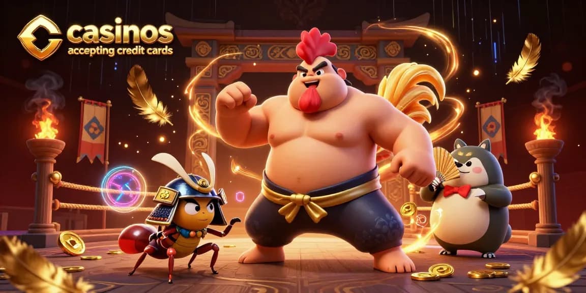 Experience the thrill of casinos accepting credit cards with dynamic gaming action featuring unique characters.
