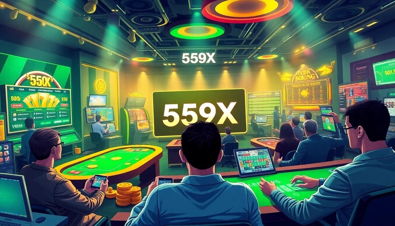 Exciting online betting experience on 559X platform with vibrant games and user-friendly interface.