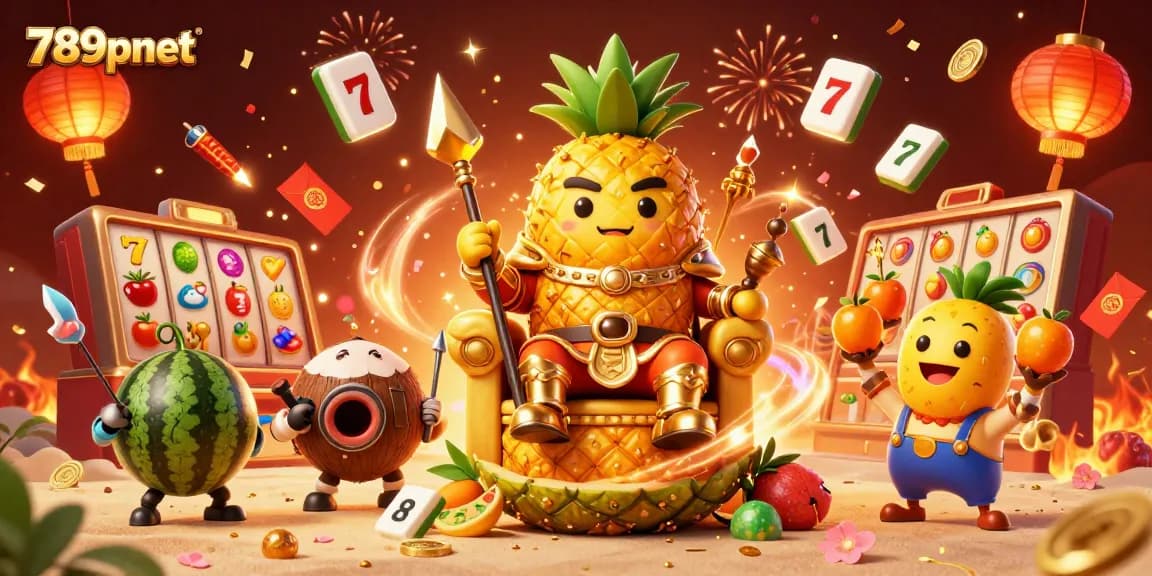 Experience thrilling slots and jackpot reels in this vibrant 789pnet casino scene.