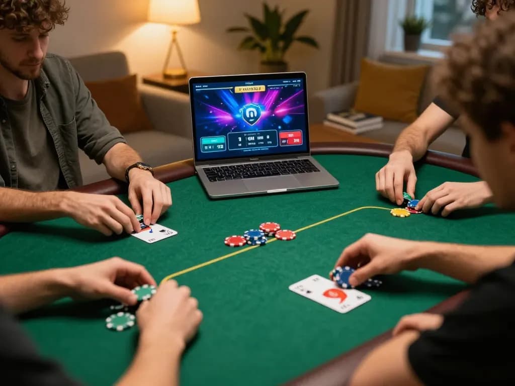 Engaging online poker game showcasing cm88-vn poker interface with players placing bets