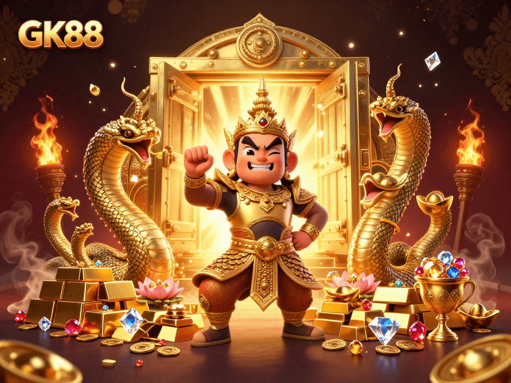 GK88 brings winning excitement with a golden vault bursting with treasures and captivating guardians.