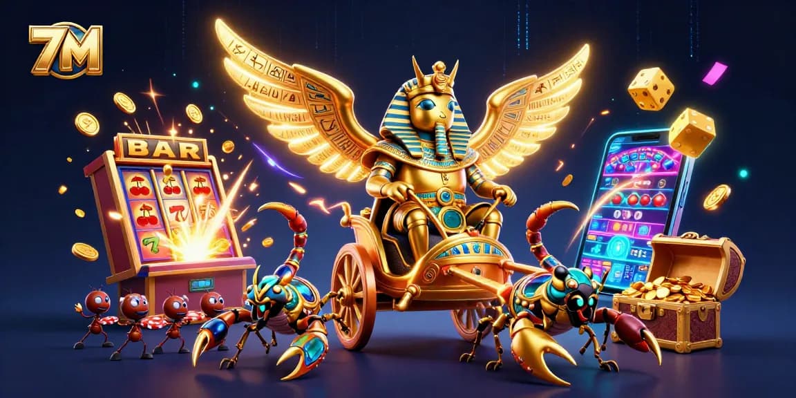 Engage with 7M's dynamic casino experience featuring epic slots and a vibrant gaming environment.