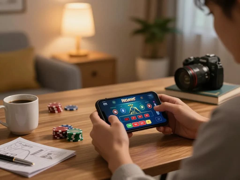 Pemain secara strategis menggunakan aplikasi kasino ap686 di smartphone, menciptakan suasana permainan di rumah yang nyaman.