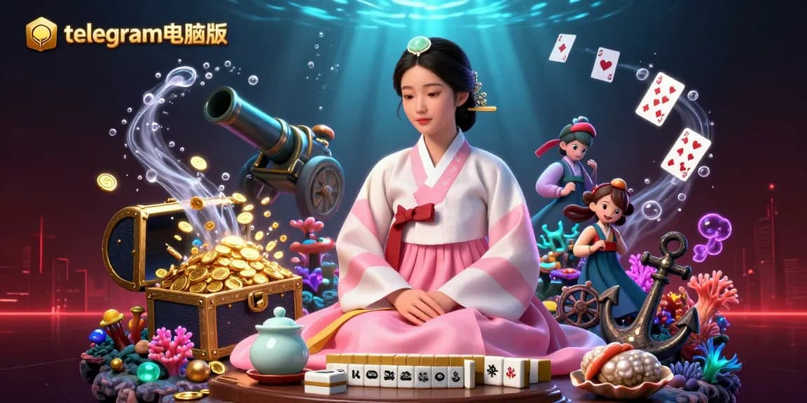 通过telegram电脑版与这个充满活力的赌场场景互动，体验刺激的赌博世界，展现动态元素。