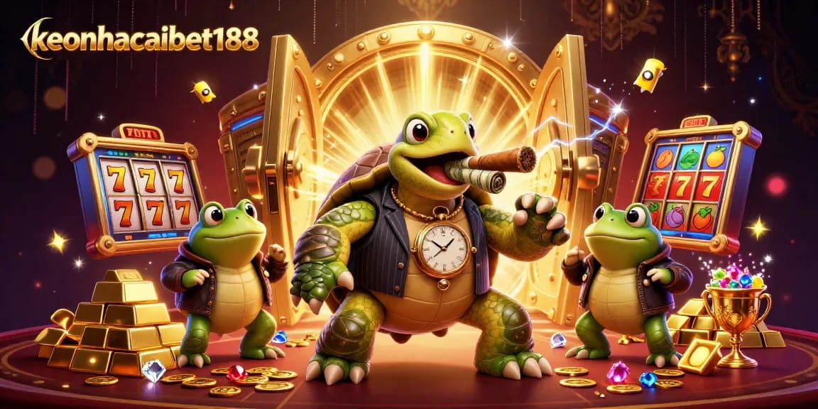Engage in thrilling slots action at keonhacaibet188 with colorful characters and vibrant gaming elements.