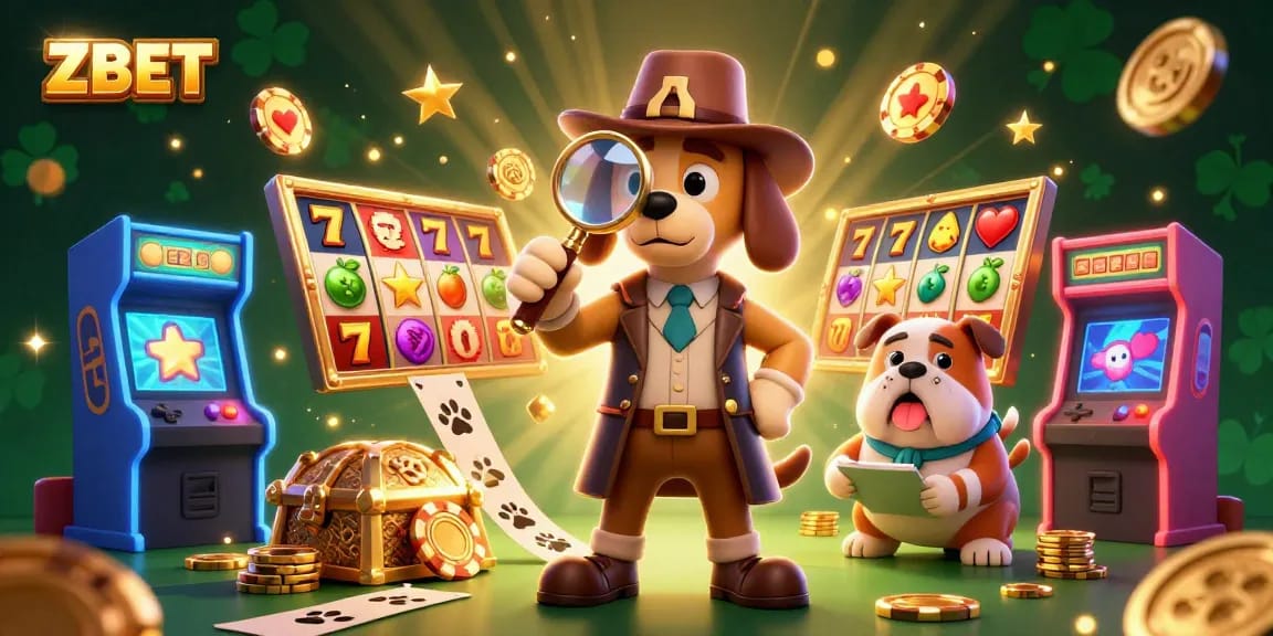 ZBET detects top gambling clues with a thrilling casino scene packed with vibrant slot and arcade game elements.