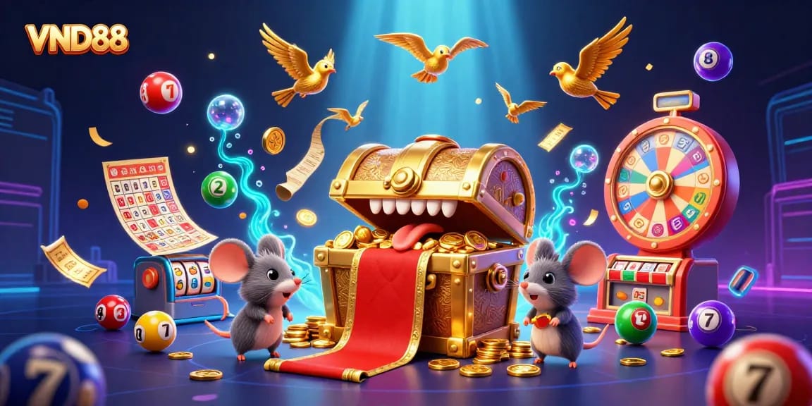 Engage with VND88's vibrant world of slots and lotteries filled with treasures and excitement.