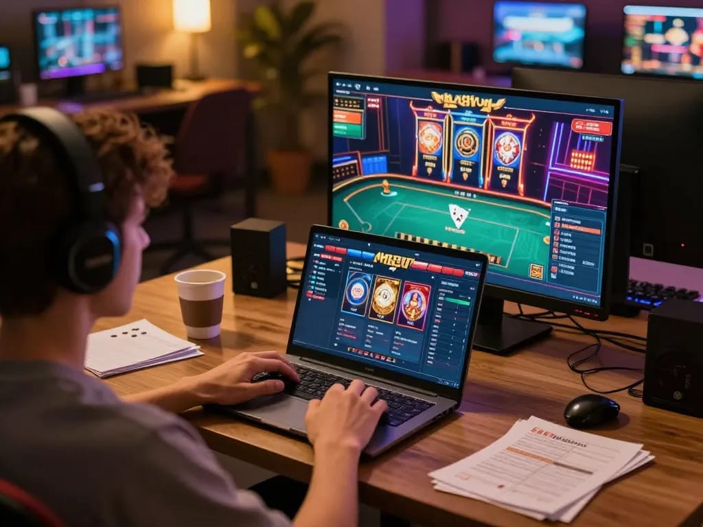 Engaging with MK8TH online casino while enjoying strategic gameplay at home