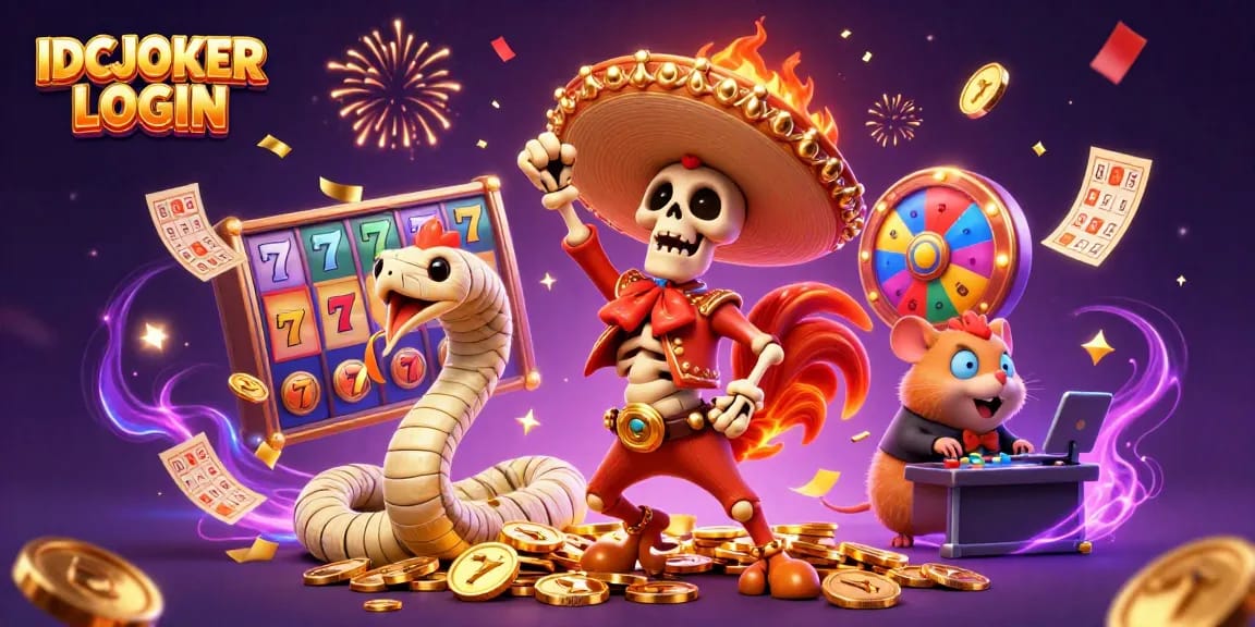 IDCJOKER LOGIN invites players to enjoy a vibrant online casino with dynamic slot elements