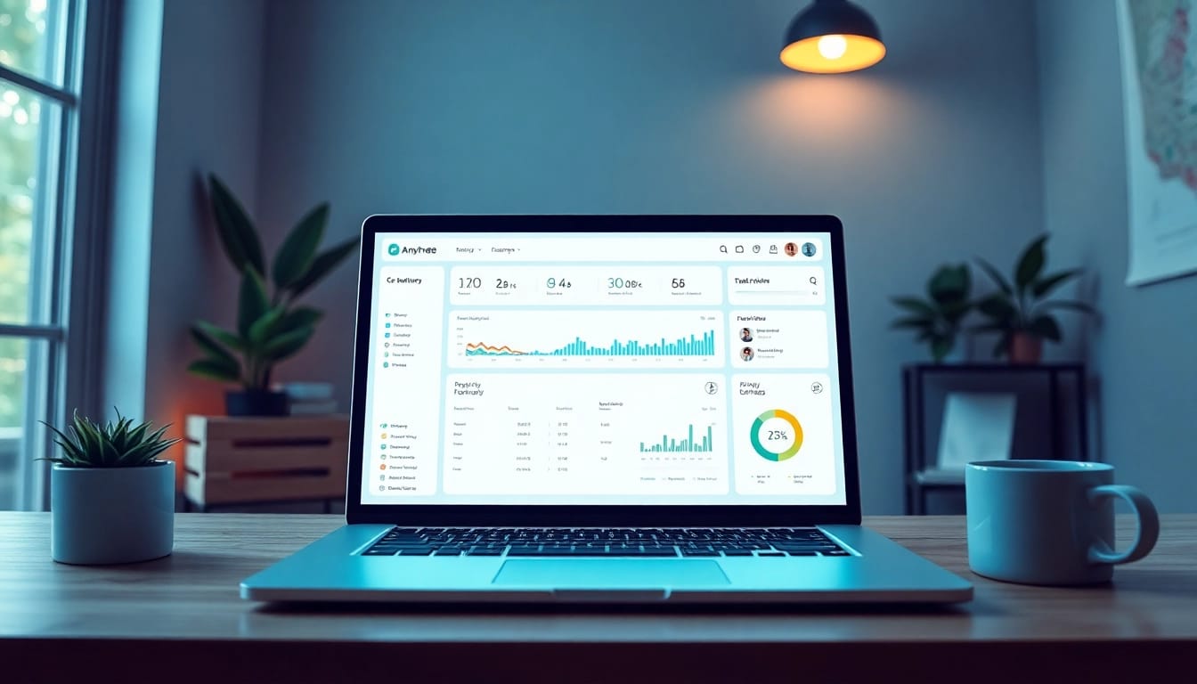 Anyone Protocol Dashboard showcasing a modern, user-friendly interface for seamless privacy management.