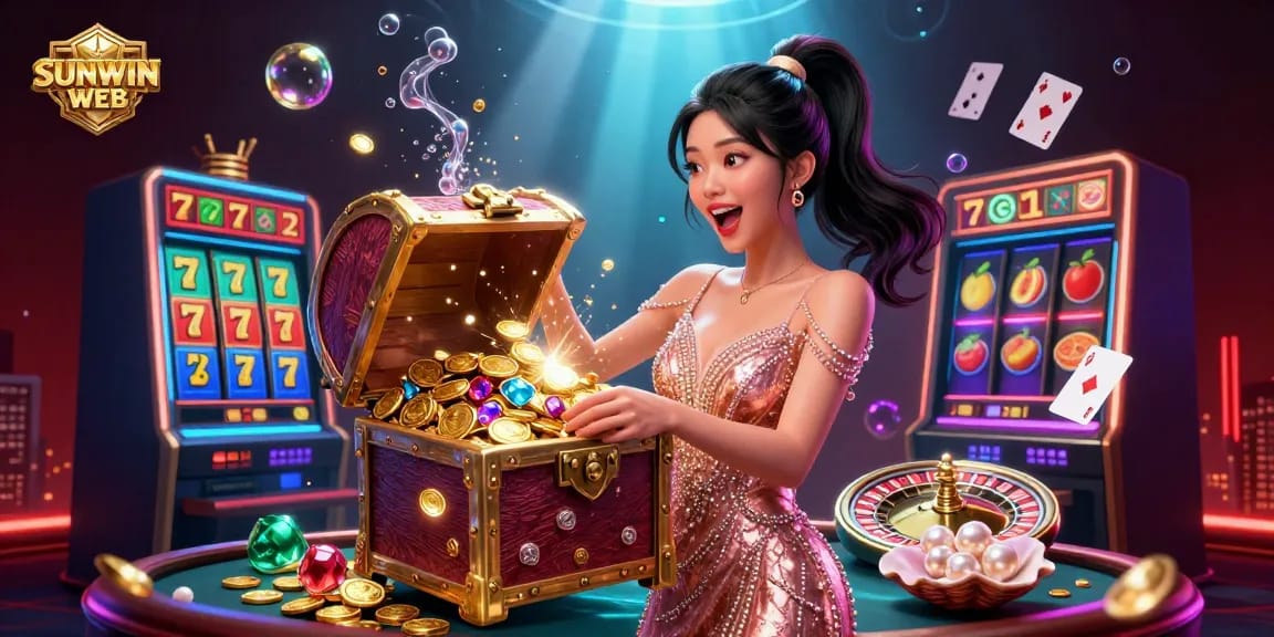 Experience thrilling gameplay with SUNWIN WEB's vibrant casino scene featuring stunning visuals and dynamic elements.