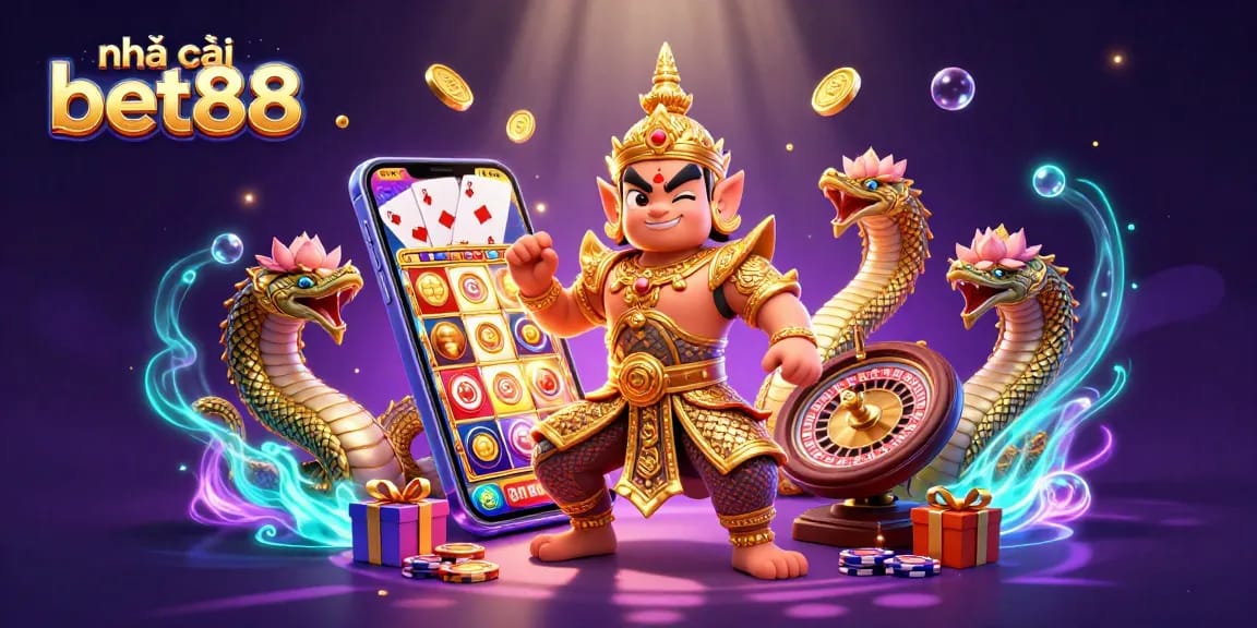Experience thrilling games with nhà cái bet88 featuring vibrant casino action and dynamic slot games.