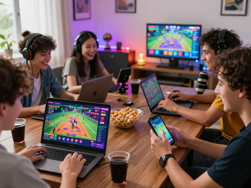 Exciting online gaming environment at https://luck8g.net with players enjoying diverse games.