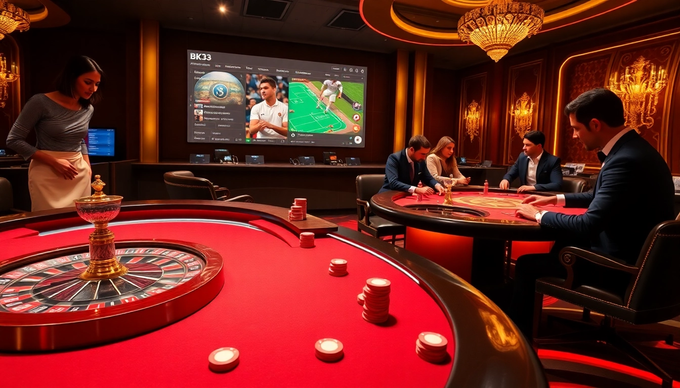 Experience thrilling action at bk33 online casino with vibrant gameplay and luxurious elements.
