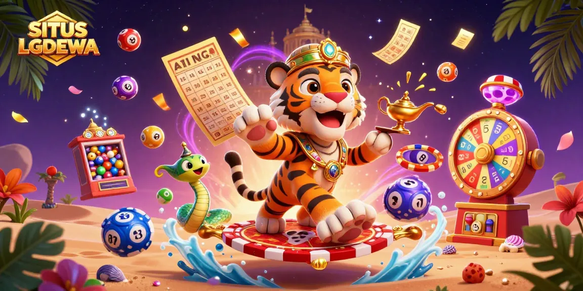 Experience excitement with SITUS LGODEWA, featuring vibrant lottery elements and magical casino scenery.