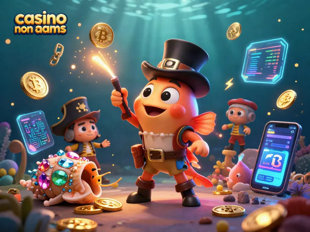 Gioca nei migliori casino non AAMS con la guida dei nostri personaggi marini tra oro e avventure.