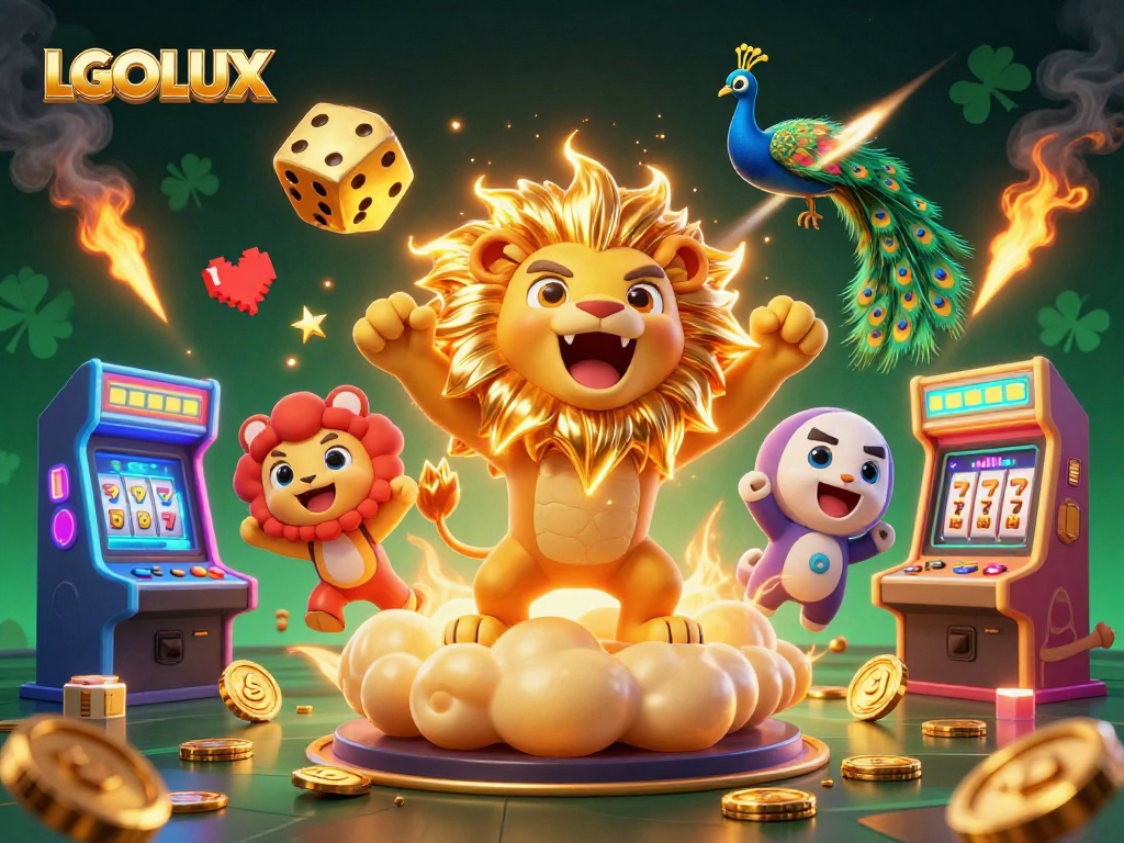 Spin the reels with LGOLUX, where vibrant casino elements enhance thrilling gaming experiences.