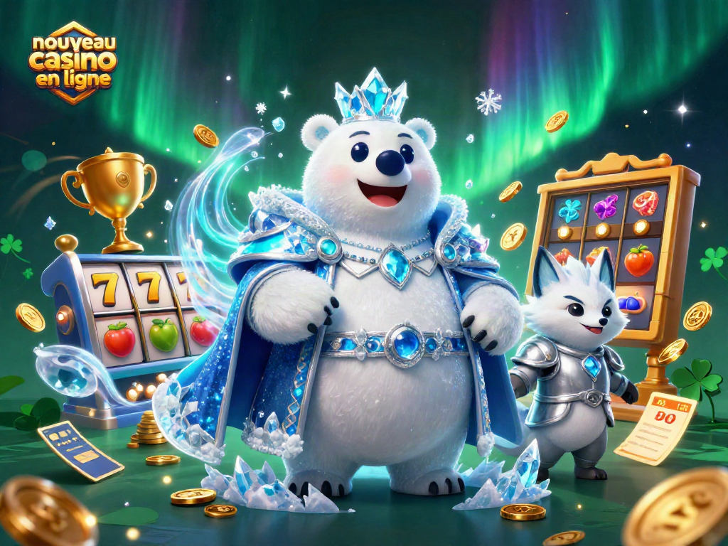 Découvrez le nouveau casino en ligne avec des jackpots captivants et des ours polaires cartoon.