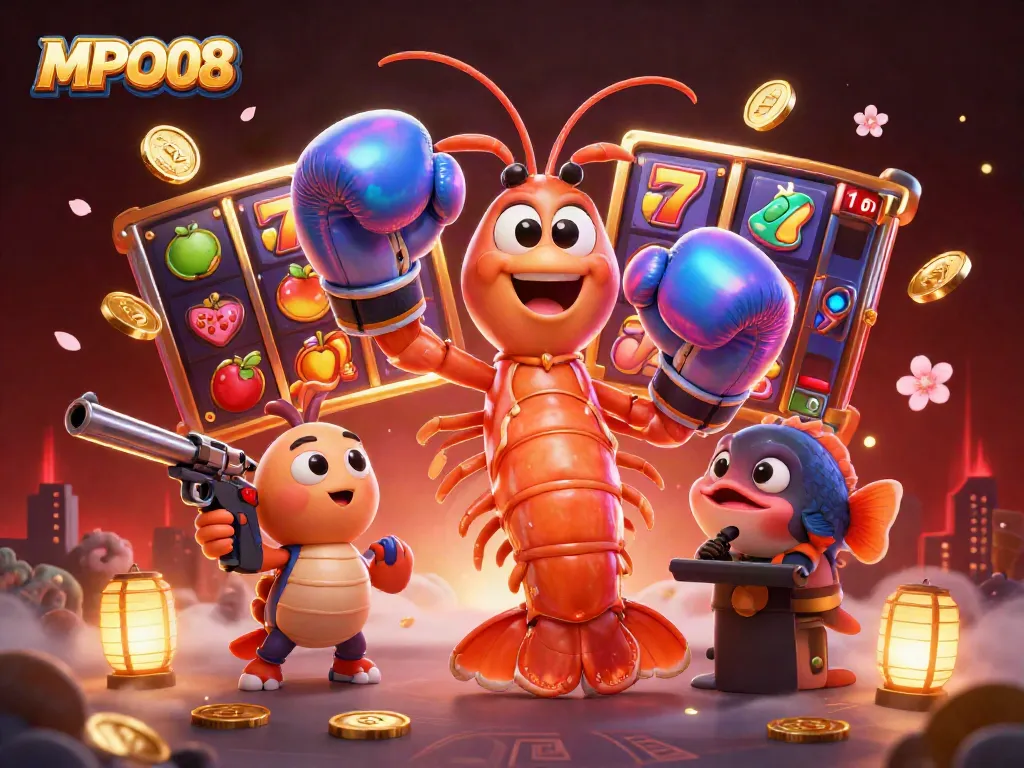 MPO08 delivers thrilling slot action with vibrant characters and jackpot elements in an engaging casino atmosphere