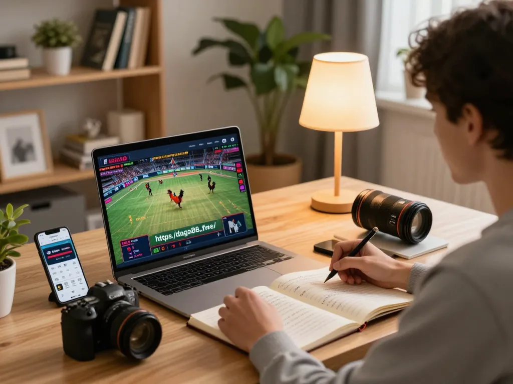 Engage with live betting on https://daga88.free/ while enjoying a cozy home gaming setup.