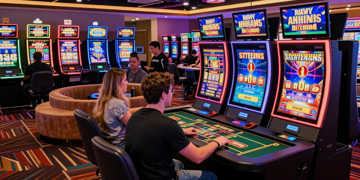 Players enjoying lively games at casinos that accept credit cards, showcasing excitement and various gaming options.