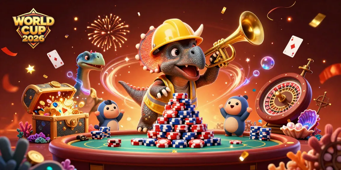 Betting on the excitement of WORLD CUP 2026 with a vibrant 3D celebration scene
