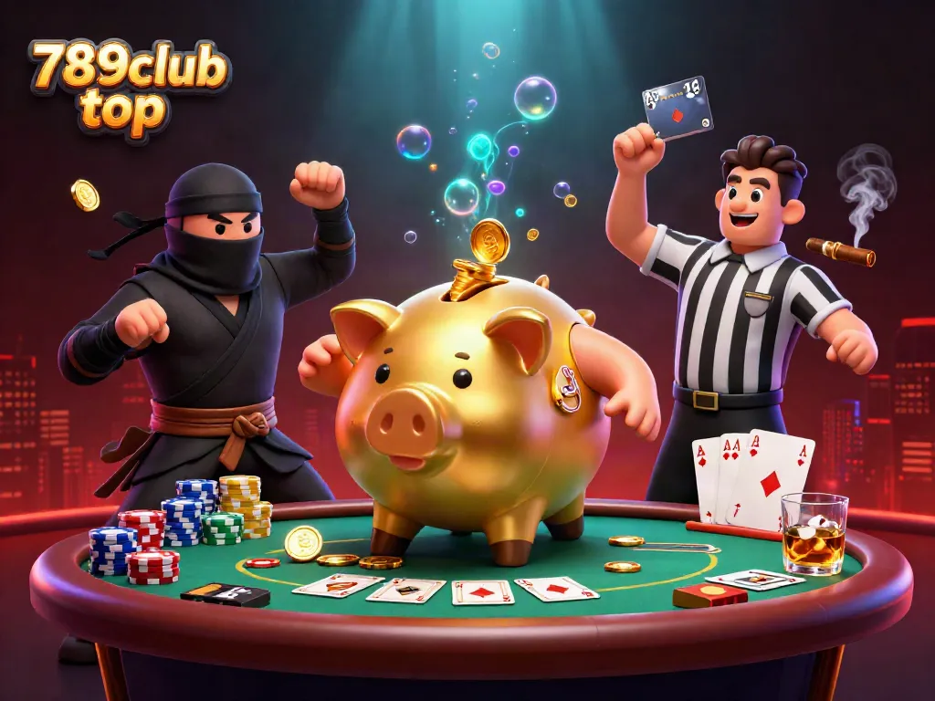 Experience the excitement of 789club top with a dynamic scene of gaming featuring characters in action.