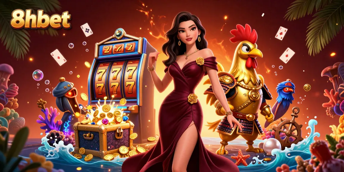 Experience thrilling jackpots with 8xbet's dynamic gaming scene featuring a glamorous duo.