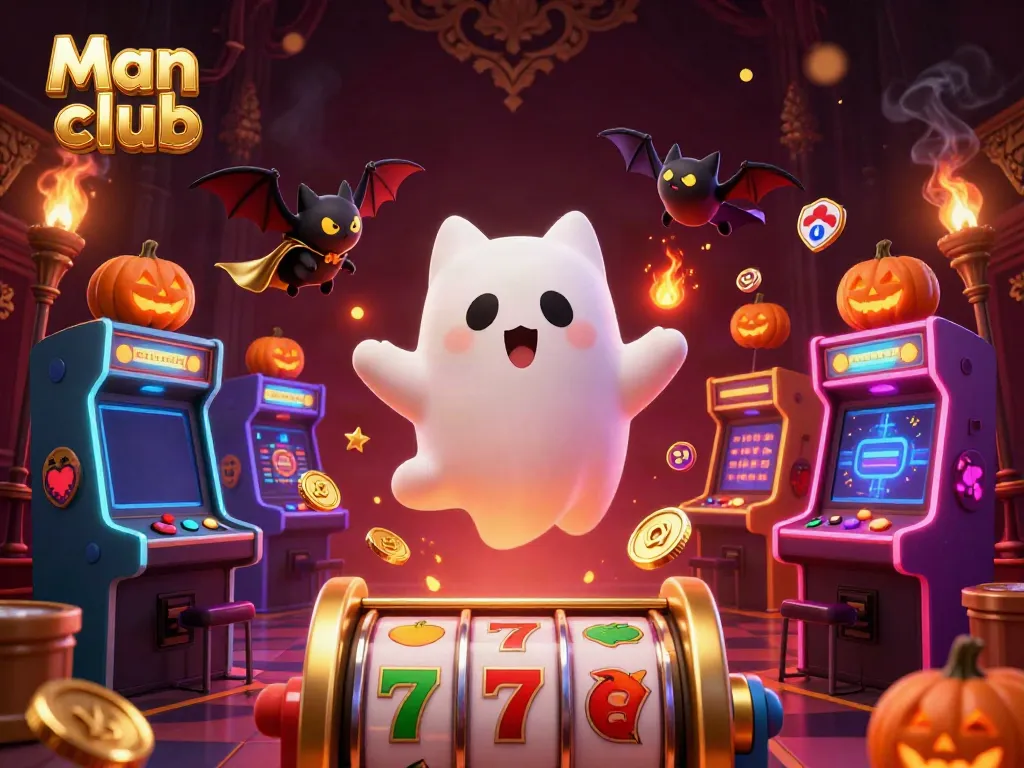 Engage with the thrilling Man club gaming experience through vibrant characters and iconic casino elements.