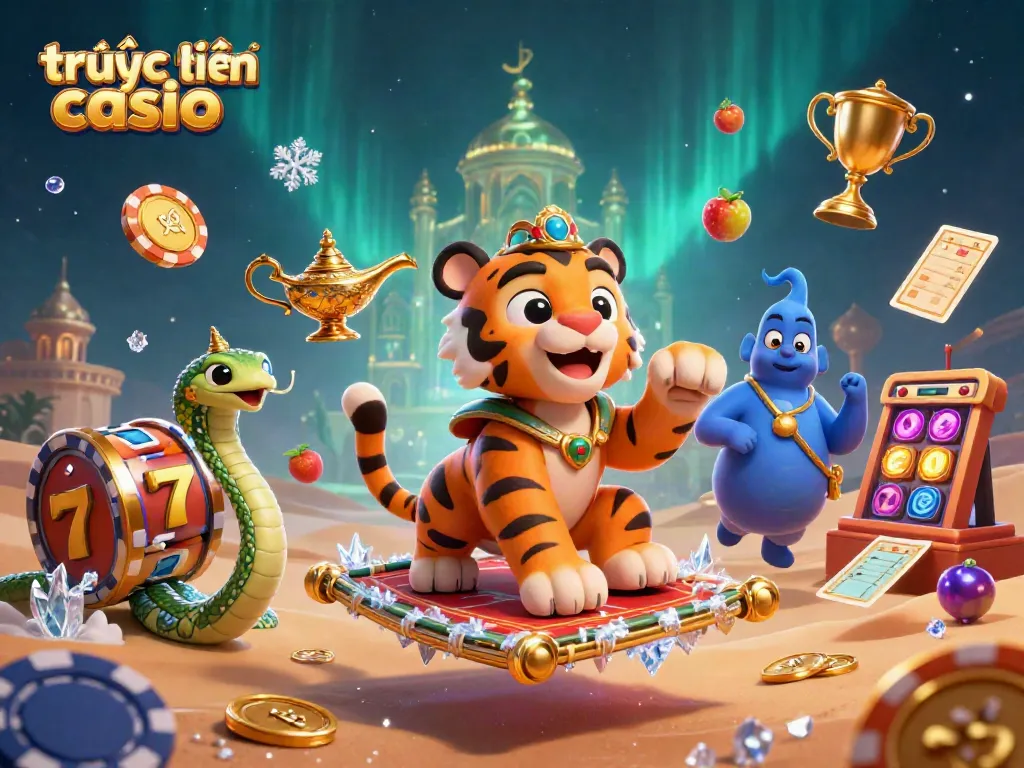 Trực tuyến casino với hoạt động chơi game trên nền tảng 3D đầy màu sắc và sinh động
