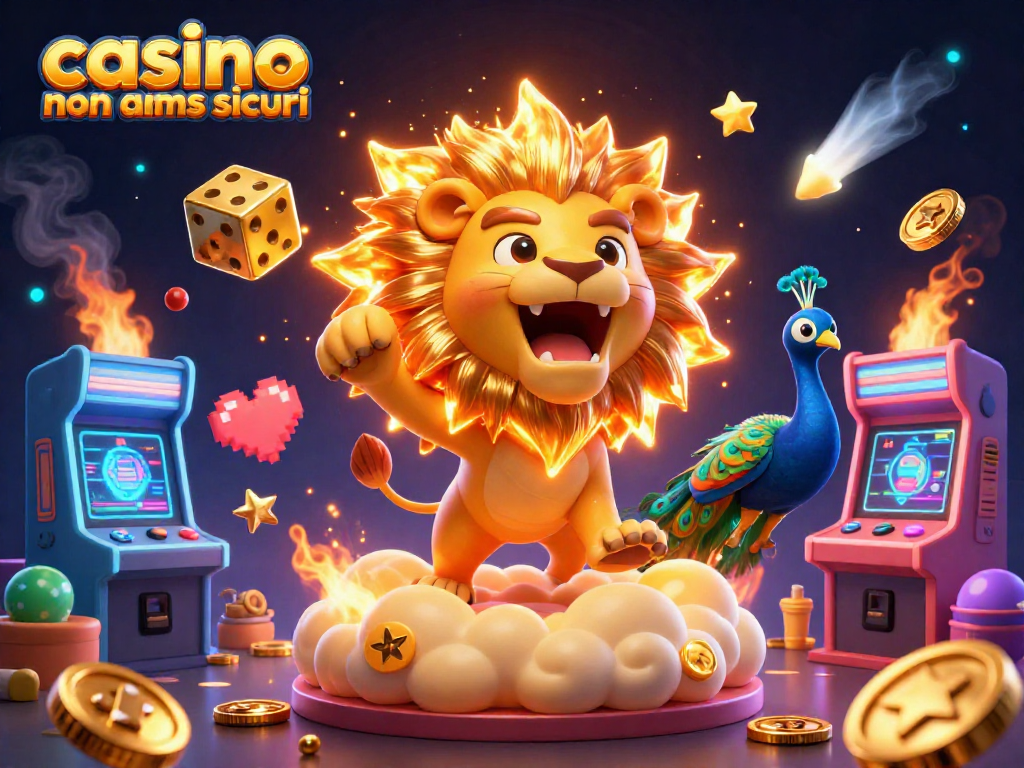 Scopri le emozioni dei casinò non AAMS sicuri con un leone solare e divertenti giochi arcade.