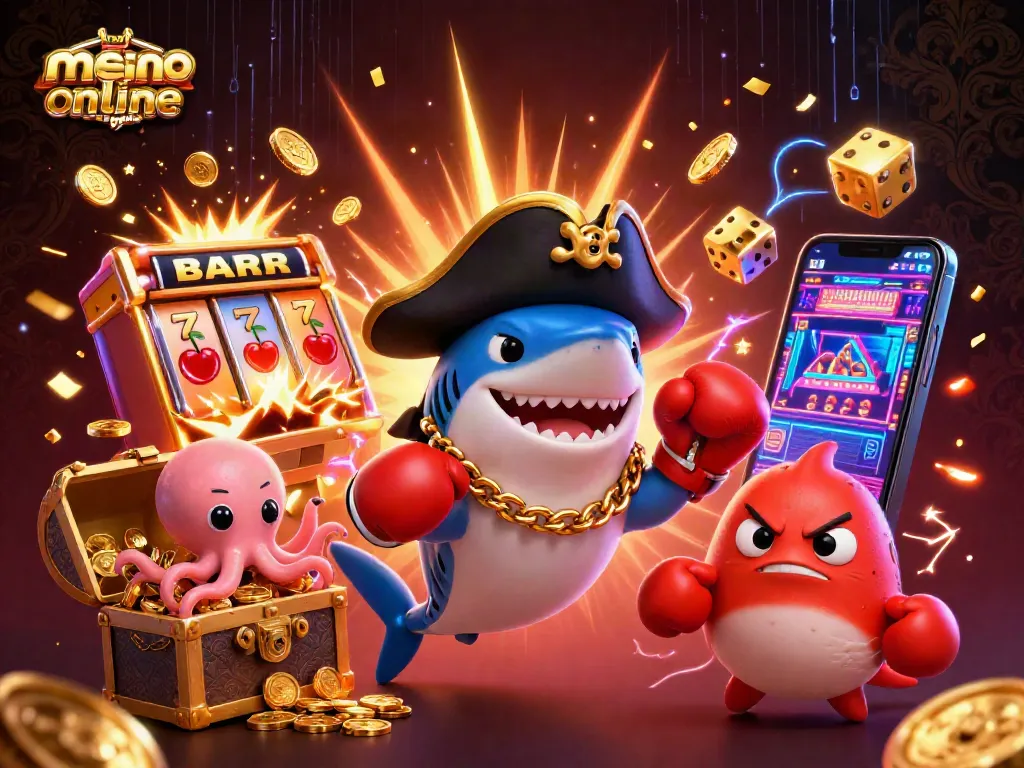 Visualiza el mejor casino online en España con un tiburón pirata, pez globo y pulpo. ¡Gana grandes premios!