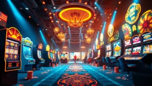High-energy 55DD online betting platform scene featuring dynamic casino games.