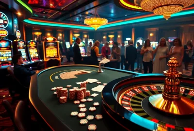 Players enjoying a thrilling game at 888NEW's luxurious casino table.