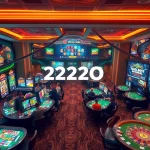 Immersive 222O online gaming experience with engaging slots and live dealers.