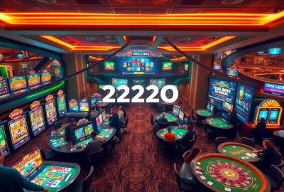 Immersive 222O online gaming experience with engaging slots and live dealers.